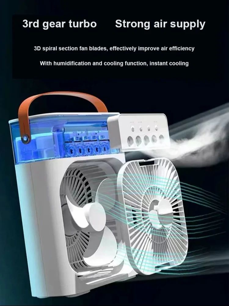 CHILL ON THE GO! PORTABLE AIR COOLER & HUMIDIFIER