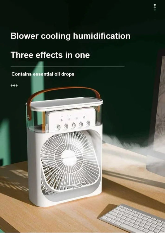 CHILL ON THE GO! PORTABLE AIR COOLER & HUMIDIFIER