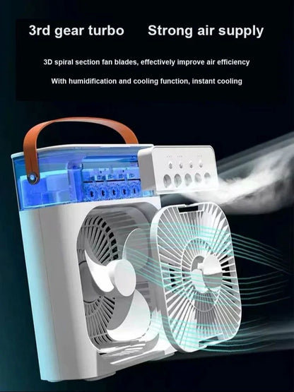 CHILL ON THE GO! PORTABLE AIR COOLER & HUMIDIFIER