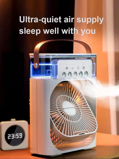 CHILL ON THE GO! PORTABLE AIR COOLER & HUMIDIFIER