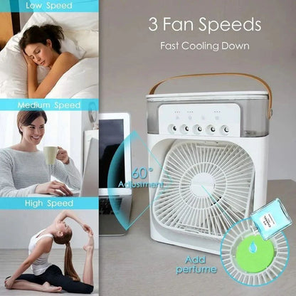 CHILL ON THE GO! PORTABLE AIR COOLER & HUMIDIFIER